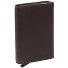  Palma Estuche para tarjetas de crédito Protección RFID Piel 7 cm Modelo braun