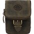  Vintage Riñonera Piel 13.5 cm Modelo olive