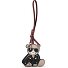 Colgante para bolso Rider de piel, 7,5 cm Modelo toni nero