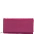  Cartera de cuero de 19 cm Modelo fuchsia