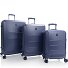  EZ Fashion 4 ruedas Juego de maletas 3 piezas con pliegue de expansión Modelo navy