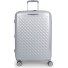  Queens 4 ruedas Carrito M 64.5 cm con pliegue de expansión Modelo plata