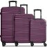  Essentials 16 3-SET 4 ruedas Set de maletas 3 piezas Modelo burgundy