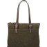  Nubuck Bolsa de hombro Piel 40 cm Compartimento para el portátil Modelo green