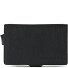  Funda cuadrada azul para tarjetas de crédito RFID Piel 7 cm Modelo schwarz