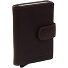  Loughton Estuche para tarjetas de crédito Protección RFID Piel 7 cm Modelo braun