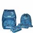  Ergojet Juego de mochilas escolares 6 piezas Modelo Camo Blue
