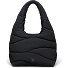  Wavy Puffer Bolsa de compras 40 cm Modelo black