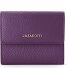  Bologna Leather Cartera Piel natural 12 cm Modelo purple