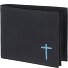  New Cryptan Cartera Bloqueo RFID 12 cm Modelo schwarz-freedom cross cyan