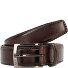  Cinturón de cuero Modelo dunkelbraun | 85 cm