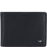  Polo Cartera Bloqueo RFID Piel natural 12.5 cm Modelo schwarz