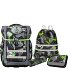  Ergo Compacto Juego de mochilas escolares 5 piezas Modelo Techno