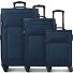  San Francisco 4 ruedas Set de maletas 3 piezas Con fuelle expandible Modelo navy