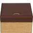  Estuche de madera para joyas de cuero 18 cm Modelo braun
