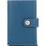  Estuche para tarjetas de crédito Alu Fit de cuero RFID 6,5 cm Modelo blue