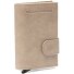  Portland Estuche para tarjetas de crédito Protección RFID Piel 7 cm Modelo off white