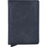  Slimwallet Vintage Cartera para tarjetas de crédito RFID Piel 6,5 cm Modelo black