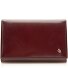  Cartera Nevada de cuero RFID 14,5 cm Modelo burgundy