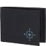  New Cryptan Cartera Bloqueo RFID 8.5 cm Modelo schwarz-windrose 2.0 cyan