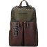  Mochila Harper Piel RFID Compartimento para portátil de 40 cm Modelo green-dark brown