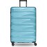  Trolley de viaje de 4 ruedas L 75 cm con pliegue de expansión Modelo glacier blue metallic