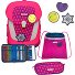  Sunny II Neon Safety Juego de mochilas escolares 4 piezas Modelo pink glow