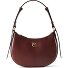  Half Moon Bolsa de hombro Piel natural 26 cm Modelo burgundy wine