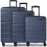  Munich 4.0 4 ruedas Set de maletas 3 piezas Con asa expansible Modelo dark blue dull