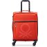  x Colours Benetton Color Block Trolley de cabina de 4 ruedas 55 cm con pliegue extensible Modelo red