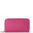  Bologna Leather Cartera Protección RFID Piel 20 cm Modelo hot pink