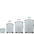  Balance XP 4 ruedas Juego de maletas 4 piezas con pliegue de expansión Modelo silber