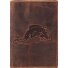  Portadocumentos vintage cuero 12 cm Modelo karpfen