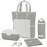  Set de bolso cambiador Lindby 4 pzs. compartimento para portátil Modelo muted sage