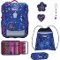  Neo LED Juego de mochilas escolares 8 piezas Modelo Sparkling Dream