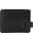  Funda auténtica de piel para tarjetas de crédito 10,5 cm Modelo schwarz