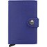  Miniwallet Crisple Funda para tarjetas de crédito Cartera de piel RFID 6,5 cm Modelo cobalt