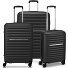  Ibiza 4 ruedas Juego de maletas 3 piezas Modelo schwarz