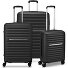  Ibiza 4 ruedas Juego de maletas 3 piezas Modelo schwarz