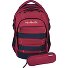  Luca 2.0 Juego de mochilas escolares 2 piezas Modelo bordeaux - orange