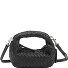  Greta Micro weave Bolso Piel 20 cm Modelo black