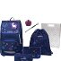  Ergoplus Juego de mochilas escolares 8 piezas Modelo navy