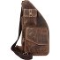  Vintage Bolsa de hombro Piel 20 cm Modelo brown