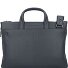  Maletín cuadrado negro de piel 42 cm Compartimento para el portátil Modelo blue4