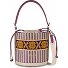  Metallic Stripe Bolsa 19 cm Modelo mauve orchid