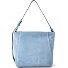  Chudy Bolsa de hombro M Piel 36 cm Modelo blue denim suede