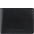  Billetera de negocios de cuero RFID 11 cm Modelo black
