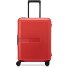  x United Colors of Benetton Color Block Hardside Trolley de cabina de 4 ruedas 55 cm Modelo red