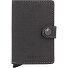  Miniwallet Twist Funda para tarjetas de crédito RFID Piel 6,5 cm Modelo grey