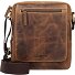  Vintage Bolsa de hombro Piel 20 cm Modelo brown